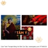 Cuộn Tranh ThangKa Pháp Vương(Choeje) Jigme Phuntsok Bằng Vải Gấm Cao Cấp, quà tặng tinh tế quà tặng cao cấp