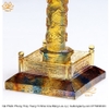 Tượng Dạng Tháp Kỳ Lân Ngự Trên Đỉnh Bằng Lưu Ly quà tặng tinh tế quà tặng cao cấp