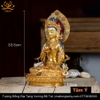|Cao 33cm| Tượng Phật Địa Tạng Vương Bồ Tát Bằng Đồng TP10 chất lượng cao