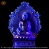 Bộ 7 Màu Tượng Phật Dược Sư (Dáng Ngồi) Bằng Lưu Ly Cao Cấp quà tặng tinh tế quà tặng cao cấp