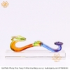 Tượng Gậy Như Ý Ngũ Sắc Bằng Lưu Ly vật phẩm phong thủy may mắn vật phẩm phong thủy