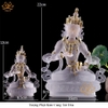|Cao 22cm| Tượng Phật Kim Cang Tát Đỏa Lưu Ly Cao Cấp Đặc Biệt Tinh Xảo Pháp Bảo Kim Cang Thừa Mật Tông Tâm Ý