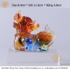 Tượng Kỳ Lân Cách Điệu Ngũ Sắc Bằng Lưu Ly quà tặng quà tân gia quà tặng phong thủy
