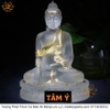 Tượng Phật Thích Ca Mâu Ni Bằng Lưu Ly quà tặng tinh tế quà tặng cao cấp