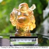 Tượng Bồ Tát Di Lặc Mini Bằng Lưu Ly quà tặng tinh tế quà tặng cao cấp
