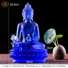 |Cao 12.5cm và 20.5cm| Bộ Tượng Thất Phật Dược Sư (Dáng Ngồi) Bằng Lưu Ly Cao Cấp Thiết Kế Sang Trọng TP257