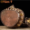 |Cao 36cm| Tượng Phật Tara Xanh Lục Độ Phật Mẫu Bằng Đồng Nguyên Chất Sơn Phủ Nâu Bóng Thiết Kế Sang Trọng TP89 bắt mắt