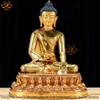 |Cao 43cm| Tượng Phật Thích Ca Bằng Đồng Nguyên Chất Mạ Bóng TP52 Miễn bàn