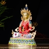 |Cao 33.5cm| Tượng Phật Vô Lượng Thọ Bằng Đồng Nguyên Chất Sơn Màu Sang Trọng TP78  chân thực