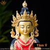 |Cao 33.5cm| Tượng Phật Vô Lượng Thọ Bằng Đồng Nguyên Chất Sơn Màu Sang Trọng TP78 đẹp miễn bàn