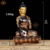 |Cao 33cm| Tượng Phật Thích Ca Bằng Đồng Nguyên Chất, Màu Nâu Vàng TP20