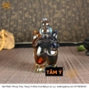 Tượng Voi Chở Hồ Lô Màu Ngũ Sắc Bằng Lưu Ly quà tặng quà tân gia quà tặng phong thủy