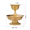 Bộ Cúng Hộ Pháp Mật Tông, Serkyem, Chén Hộ Pháp Mini Bằng Đồng Cao 9.5cm Mật Tông Tâm Ý CHP05