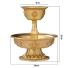 Bộ Cúng Hộ Pháp Mật Tông, Serkyem, Chén Hộ Pháp Mini Bằng Đồng Cao 9.5cm Mật Tông Tâm Ý CHP05