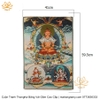 Cuộn Tranh ThangKa Ngài Vô Lượng Thọ Bằng Vải Gấm Cao Cấp, quà tặng sếp quà mừng thọ