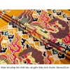 Khăn lót pháp khí chất liệu vải gấm thêu sư tử kích thước 36cm x 32cm