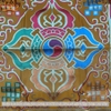 |70x70cm| Khăn trải bàn chày kim cang bát cát tường rất đẹp Mật Tông vải gấm Tây Tạng nhiều kích thước có lớp lót vải lụa KTB04