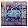 |70x70cm| Khăn trải bàn chày kim cang bát cát tường rất đẹp Mật Tông vải gấm Tây Tạng nhiều kích thước có lớp lót vải lụa KTB04