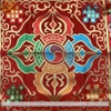 |70x70cm| Khăn trải bàn chày kim cang bát cát tường rất đẹp Mật Tông vải gấm Tây Tạng nhiều kích thước có lớp lót vải lụa KTB04