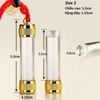 Dây chuyền ống trụ rỗng đựng pháp bảo mật tông Tâm Ý chất liệu mica-acrylic MS1