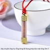 Dây chuyền ống trụ rỗng đựng pháp bảo mật tông Tâm Ý chất liệu mica-acrylic MS1