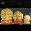 Miếng Dán (COMBO 5 TẤM) Decal Lục Tự Đại Minh Chú Om Mani Padme Hum- Chú Quan Âm
