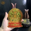 Miếng Dán (COMBO 5 TẤM) Decal Lục Tự Đại Minh Chú Om Mani Padme Hum- Chú Quan Âm