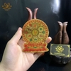 Miếng Dán (COMBO 5 TẤM) Decal Lục Tự Đại Minh Chú Om Mani Padme Hum- Chú Quan Âm