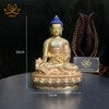 Tượng Phật Dược Sư Bằng Đồng Chế Tác Thủ Công Pháp Bảo Mật Tông Tâm Ý