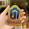 Miếng Dán (COMBO 5 TẤM) Decal Thời Luân Kim Cang Kalachakra Kiểu 2 Mật Tông Tâm Ý