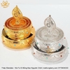 Tháp Madala - Núi Tu Di Không Đế Đỡ, Bằng Bạc Nguyên Chất Và Bạc Mạ Vàng, Thiết Kế Sang Trọng TMDL27