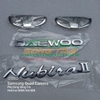 BỘ CHỮ DAEWOO NUBIRA II, LÔ GÔ TRƯỚC SAU DEWOO NUBIRA