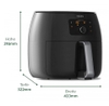 NỒI CHIÊN KHÔNG DẦU CỠ LỚN - HD 9762/90 AIRFRYER