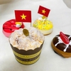 Set 50 cờ đỏ sao vàng (kt 4x6cm) giấy decal in 2 mặt.