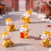 Set nhựa đặc- 5 tượng bé ngựa vàng mini mix mẫu.