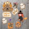 Combo 2 Set cắm chủ đề halloween 2023 -MẪU 2.