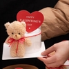 Gấu bông size 12cm (không gồm khăn và mũ) -MÀU NÂU.