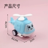 Bộ 4 máy bay trực thăng nhựa sắc màu kute (có cánh quạt).