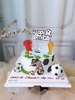 Combo 2 set giấy- bảng HPBD (happy birthday) bóng đá mix nhiều mẫu.