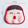 Tượng nhựa dẻo-BABY mập tóc đen mái bằng nhắm mắt