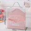 Set 10 hộp mica Good things will happen kt 10x25x25cm -màu HỒNG.