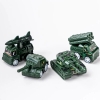 Set 4 xe QUÂN ĐỘI (xe tăng) - size  nhỏ, màu xanh đậm.