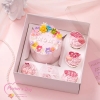 Set 10 hộp cupcake 5 LỖ (mẫu mới) kthuoc 26x26x12cm (NẮP GIẤY) (kèm đế ở khay to).