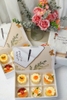 set 10 hộp giấy (6 ngăn) hình quyển sách kt 28.5x10x20.5cm -màu KEM NÂU.