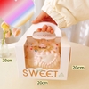 Set 50 hộp giấy cửa sổ- chữ Sweet size 20x20x20cm (KÈM ĐẾ).