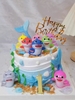 Set 8 cá mập nhựa (baby shark).