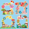 Set 8 cổng giấy chủ đề 1-6.