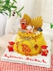 Set 2 quạt nhọn-MÀU VÀNG (size to).