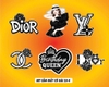 10 set giấy cô gái DIOR  HD-25.4.