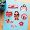 10 set giấy -Mẹ áo đỏ ôm hoa (SX).
